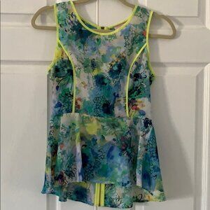 Romeo & Juliet Couture Peplum Top Sz XS